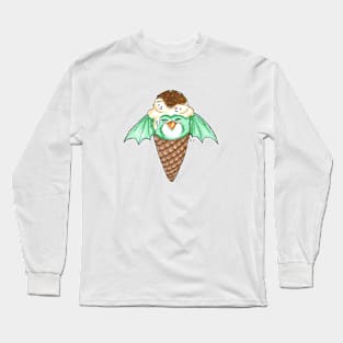 Ice Cream Fuzzy Long Sleeve T-Shirt